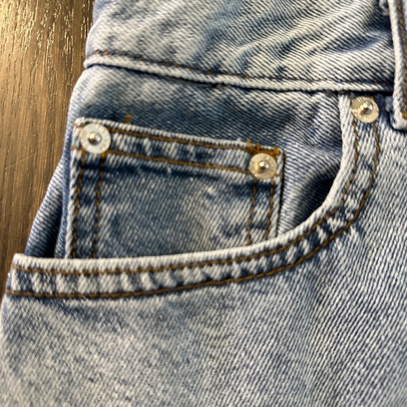 ASOS DESIGN denim 'original' mini skirt in midwash - Picture 5 of 6